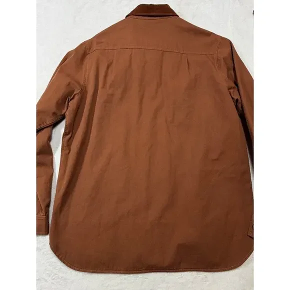 KATIN Canvas Utility Shirt Jacket Rustic Orange SZ XL